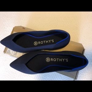 Rothy’s | Size 8.5 The Point Slip On Pointed Toe Dark Maritime Navy